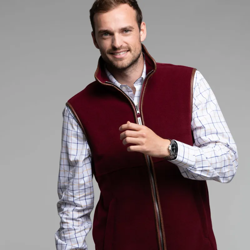 Schoffel Oakham Gilet Claret-3